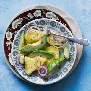 Pineapple & avocado salad