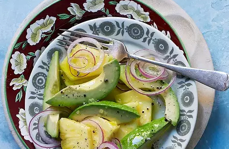 Pineapple & avocado salad