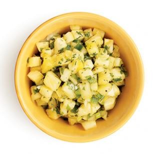 Pineapple & jalapeño salsa