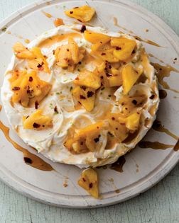 Pineapple & lime pie