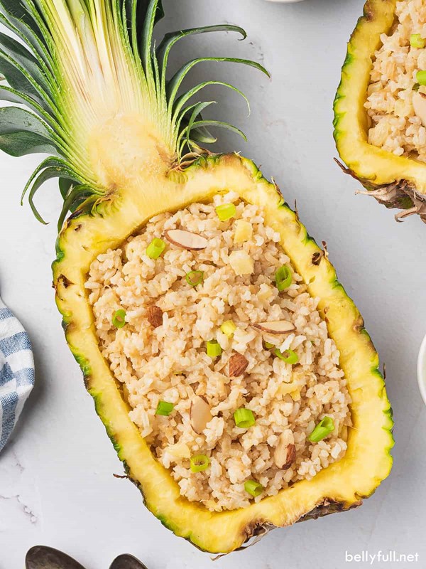 Pineapple and coconut rice