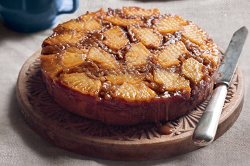 Pineapple and ginger upside-down cake