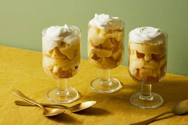 Pineapple banana trifle 