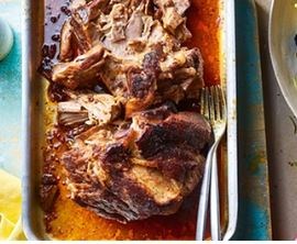 Pineapple-brined pulled pork