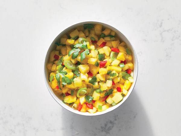Pineapple-chile salsa