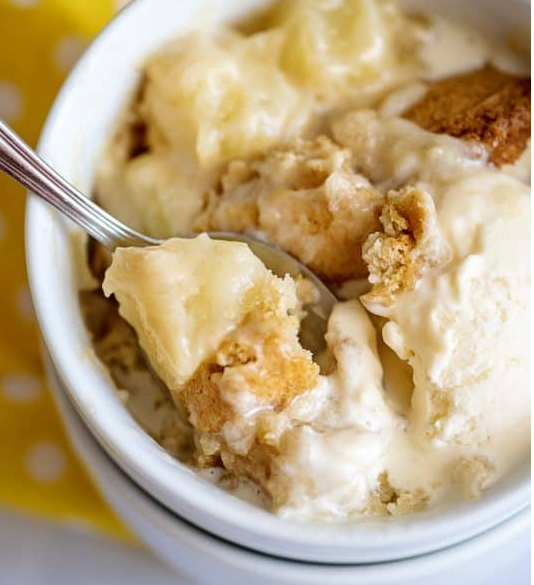 Pineapple cobbler