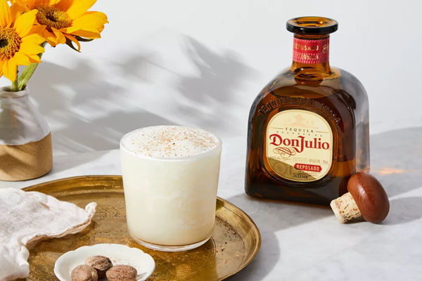 Pineapple, coconut & tequila slushy