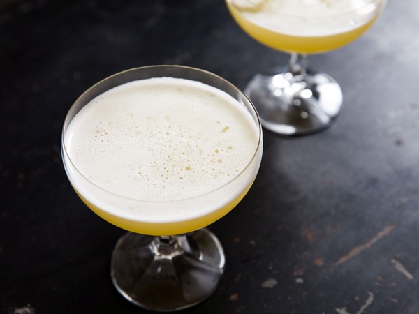Pineapple-gin cocktail with cumin (Sergeant Pepper)