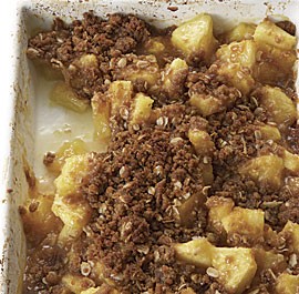 Pineapple-ginger brown sugar crisp