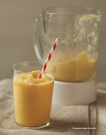Pineapple-ginger smoothie