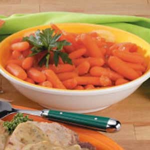 Pineapple-glazed carrots