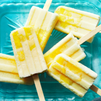 Pineapple ice cream lollies
