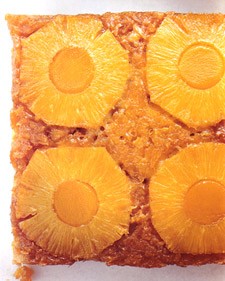 Pineapple-mango upside-down cake
