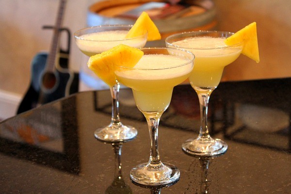 Pineapple margaritas