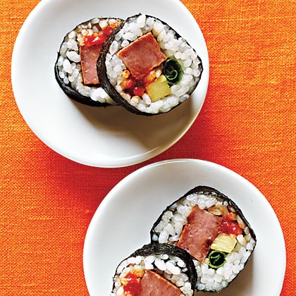 Pineapple musubi rolls
