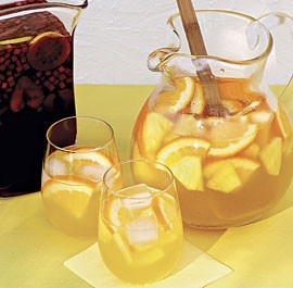 Pineapple-orange sangria