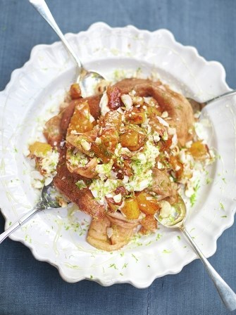 Pineapple pancake mess