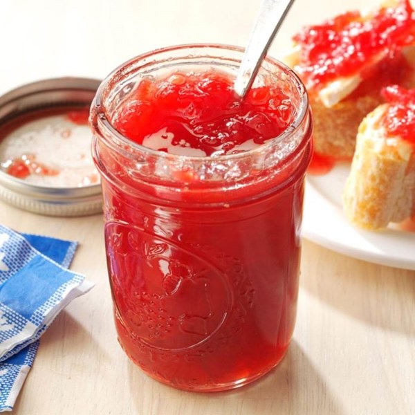 Pineapple-rhubarb jam