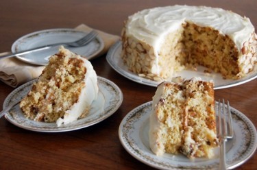 Pineapple right-side-up cake