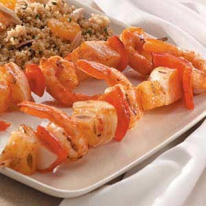 Pineapple shrimp kabobs