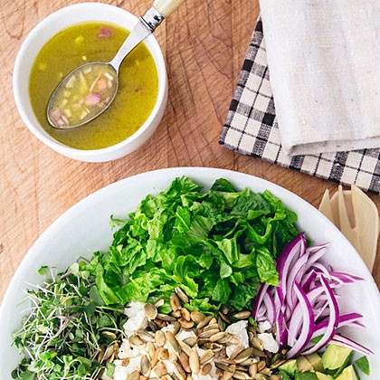 Pineapple shrub vinaigrette