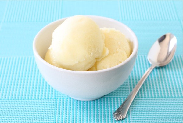 Pineapple sorbet