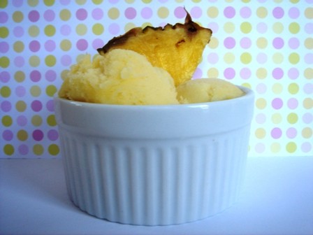 Pineapple sorbet