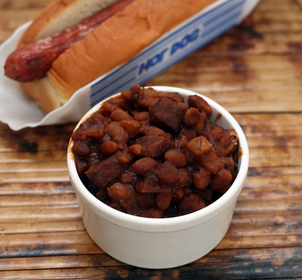 Pineapple Spam baked beans