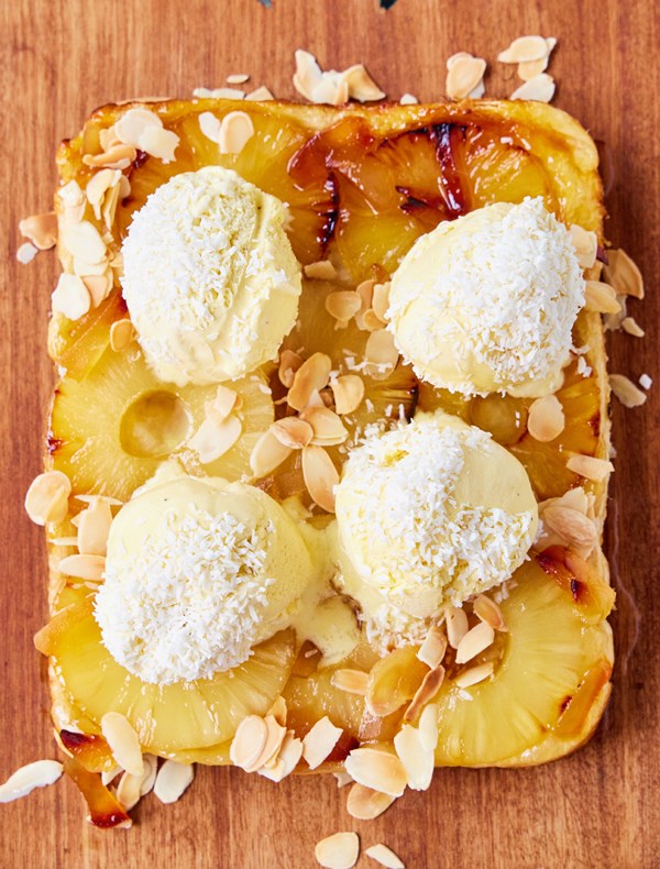 Pineapple tarte Tatin