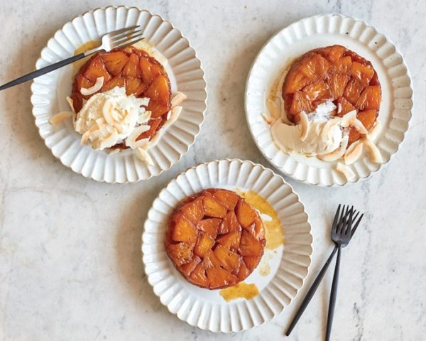 Pineapple tartes Tatin