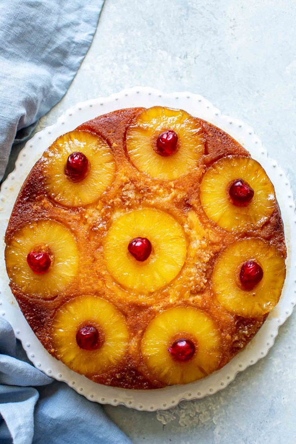 Pineapple upside down cake