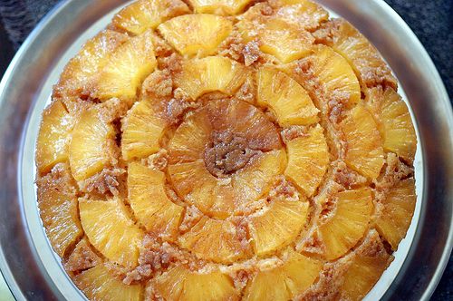 Pineapple upside-down cake