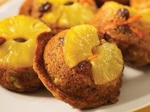 Pineapple upside-down muffins