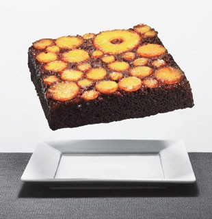 Pineapple upside-down pumpkin gingerbread