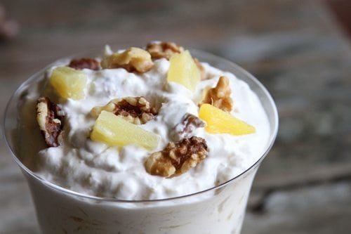 Pineapple walnut salad