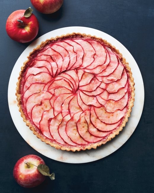 Pinkapplesauce tart recipe Eat Your Books