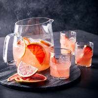 Pink grapefruit lemonade