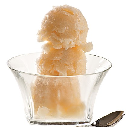 Pink grapefruit sorbet