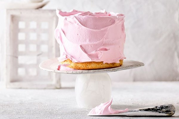Pink grapefruit, yoghurt and cardamom chiffon cake