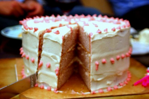 Pink lady cake