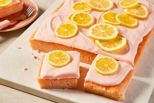 Pink lemonade cake