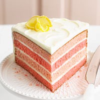 Pink lemonade cake