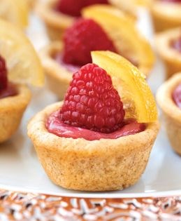 Pink lemonade tartlets