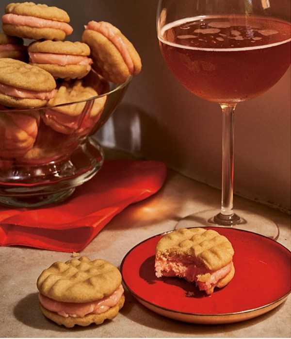 Pink party cookies