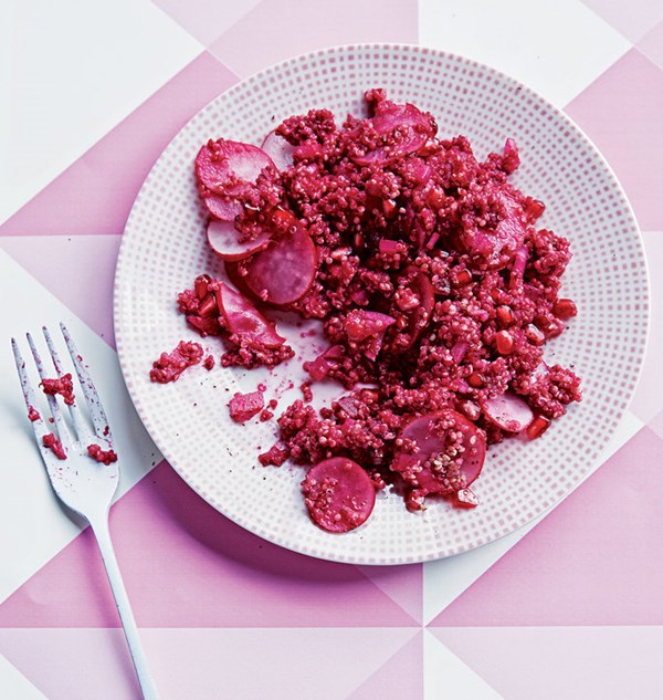 Pink quinoa