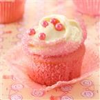 Pink velvet cupcakes