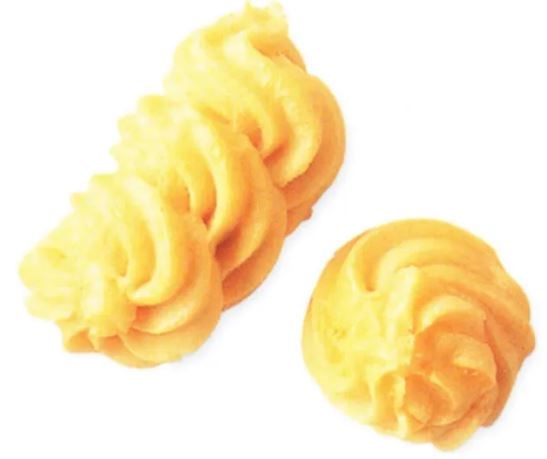 Piped potatoes