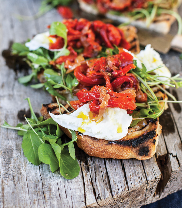 Piperade bruschetta