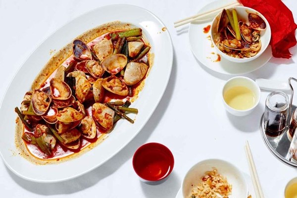 Pipis in XO and 'nduja