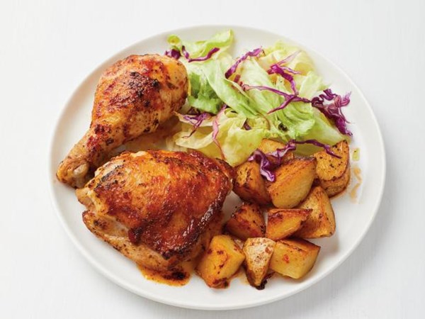 Piri piri chicken and potatoes